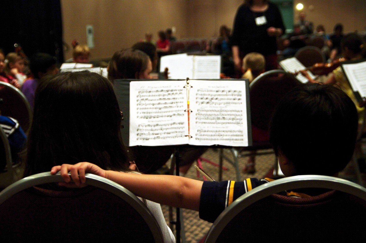 SYOA rehearsal at the 2010 Conference