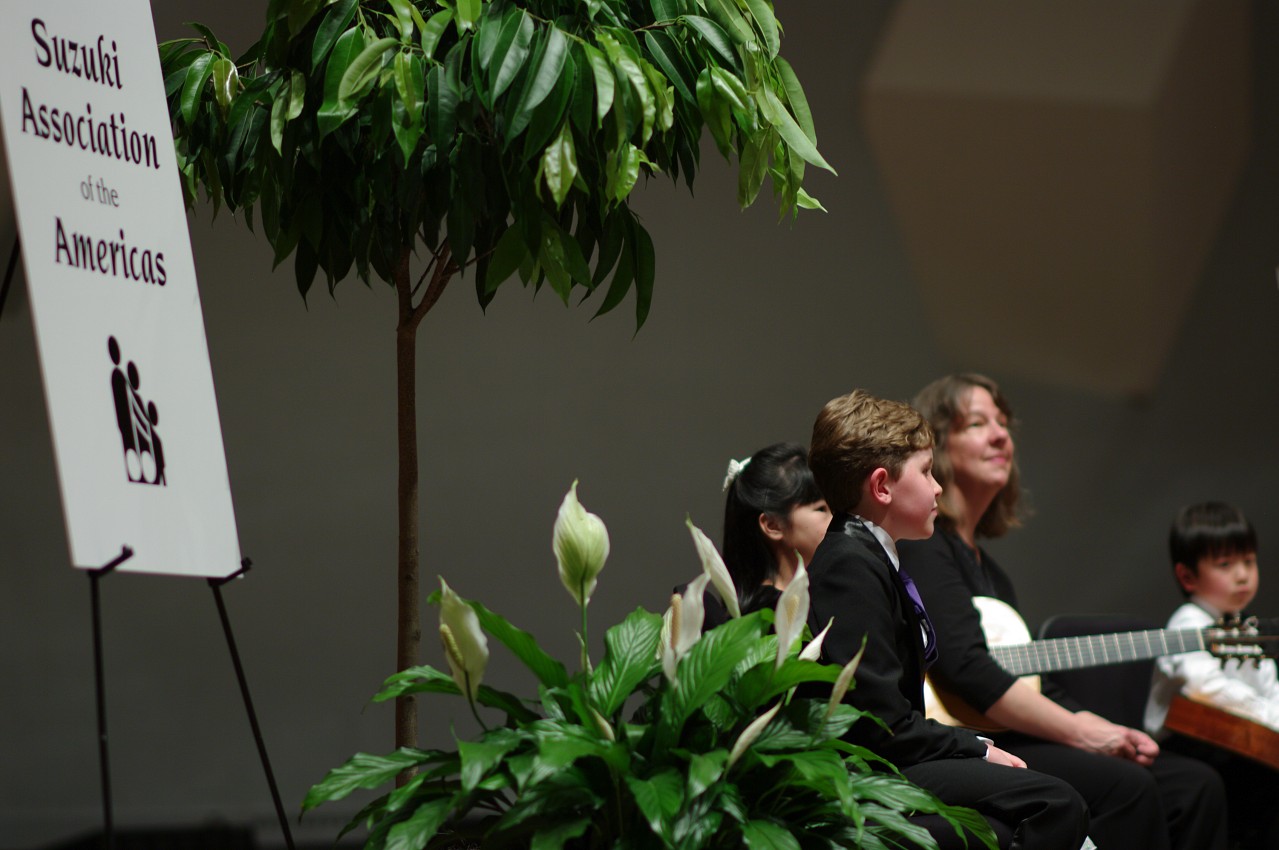 Gavin George, Lucy Sotak, MaryLou Roberts, and Shun Nakashima in the Kaleidoscope Concert