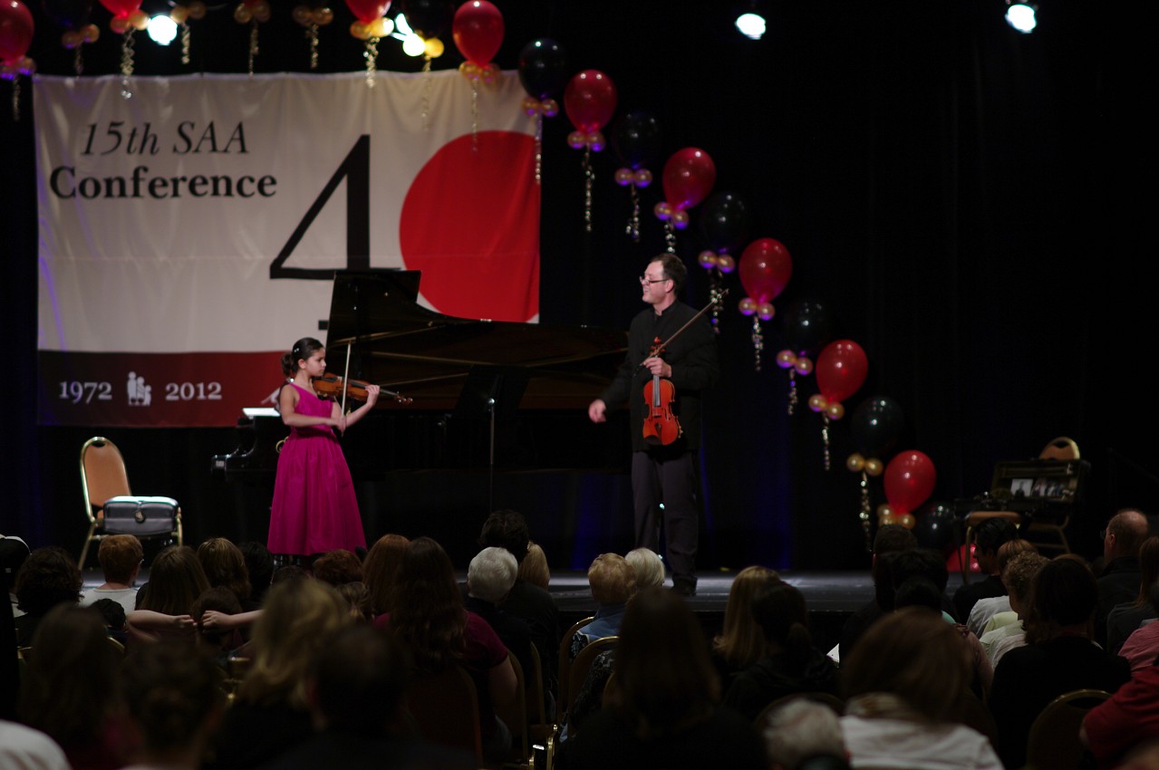 Violin master class with Brian Lewis