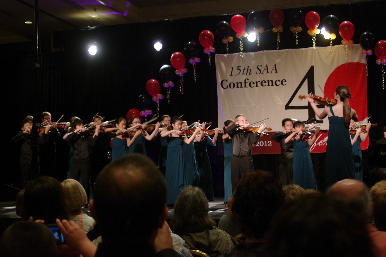 Harpeth Suzuki Strings performs in the International Ensembles Concert