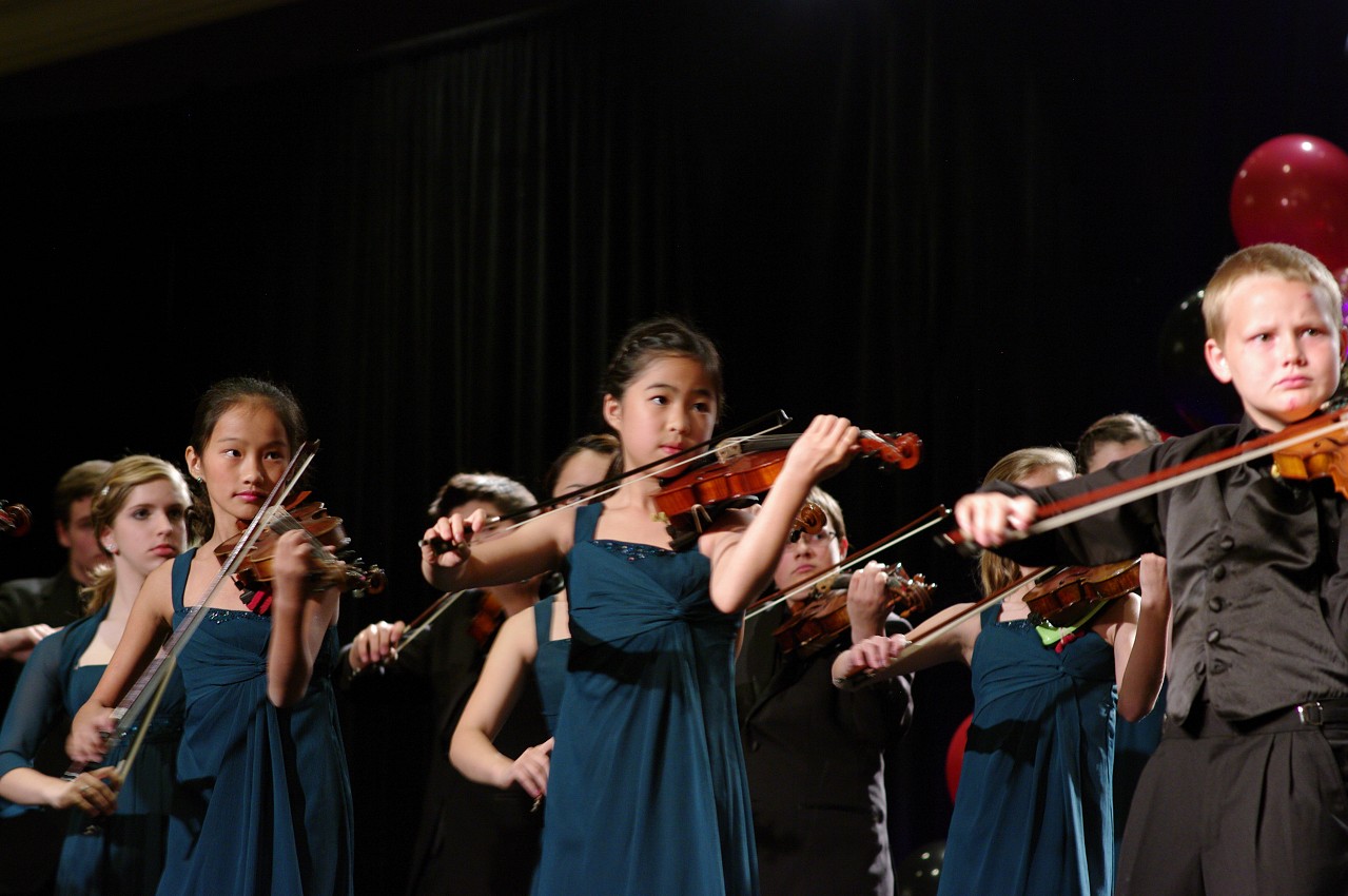 Harpeth Suzuki Strings performs in the International Ensembles Concert