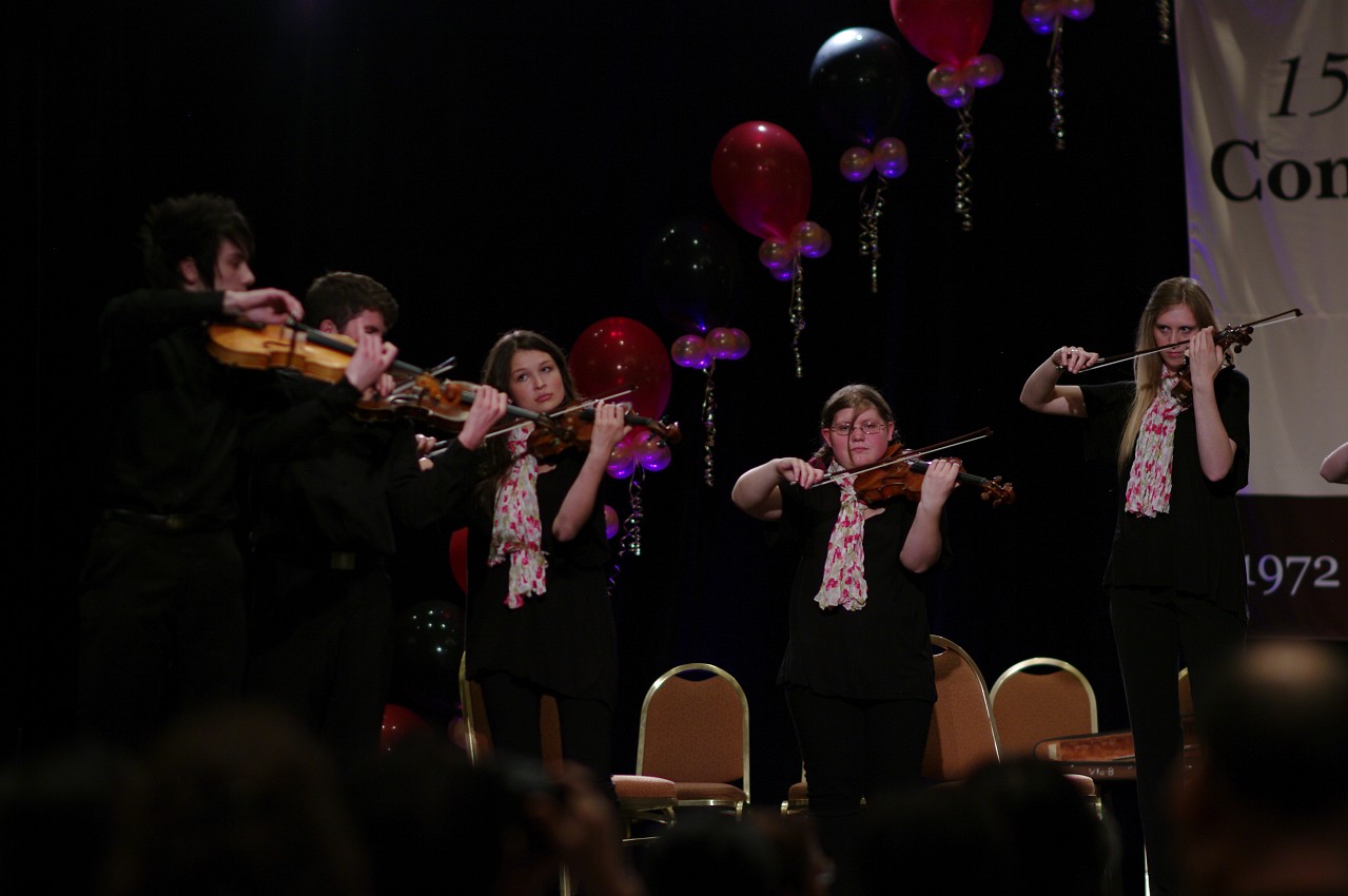 Concorde Strings Performing Ensemble performs in the International Ensembles Concert