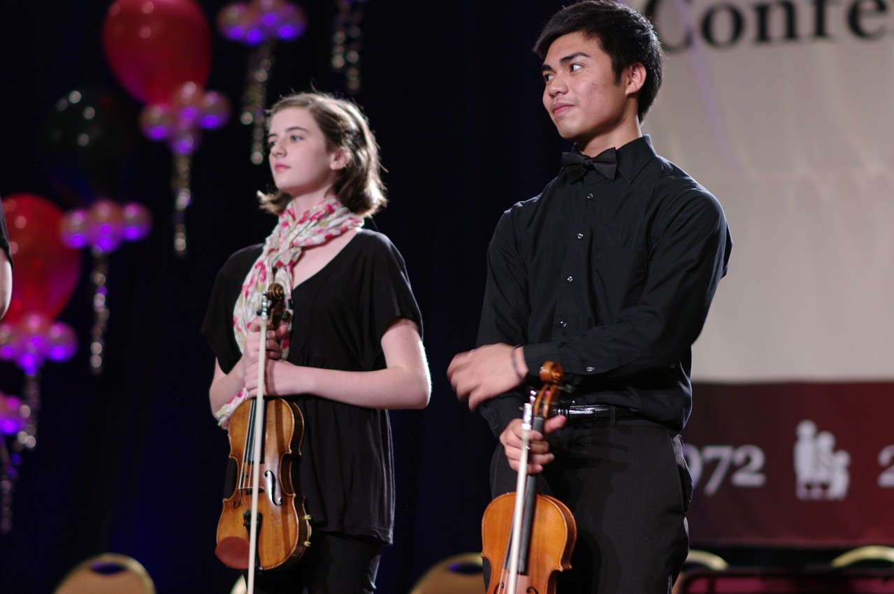 Concorde Strings Performing Ensemble performs in the International Ensembles Concert