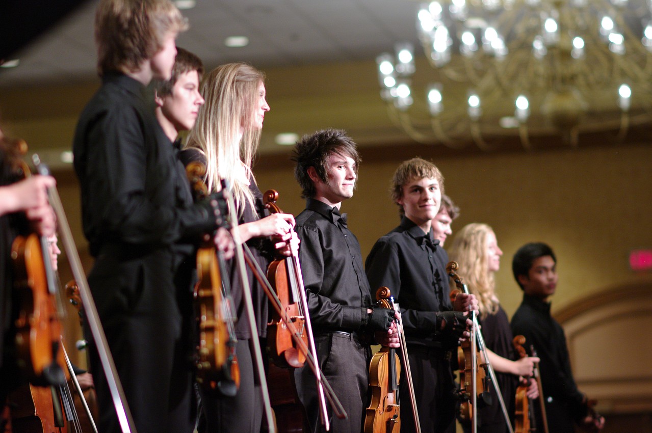 Concorde Strings Performing Ensemble performs in the International Ensembles Concert