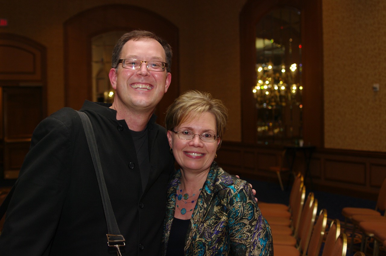 Brian Lewis and friend at the 2012 conference