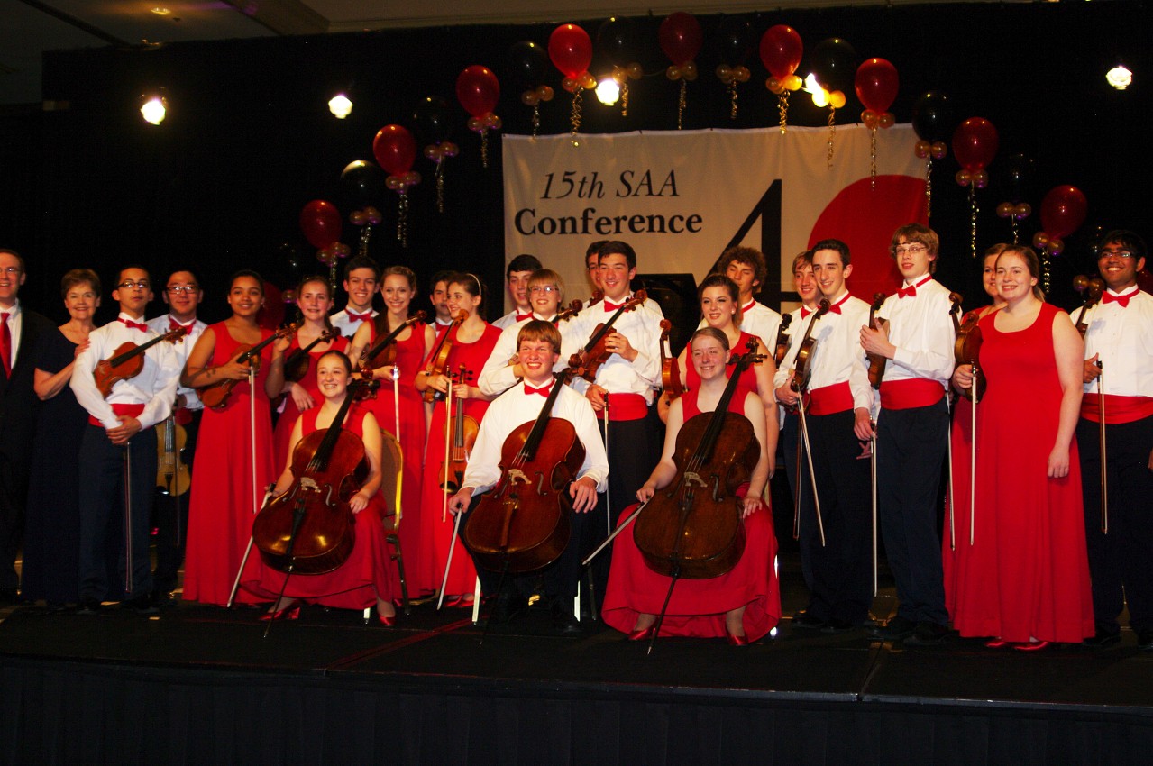 Buffalo Suzuki Strings Friendship Touring Ensemble with directors Mary Cay Neal and David Levine