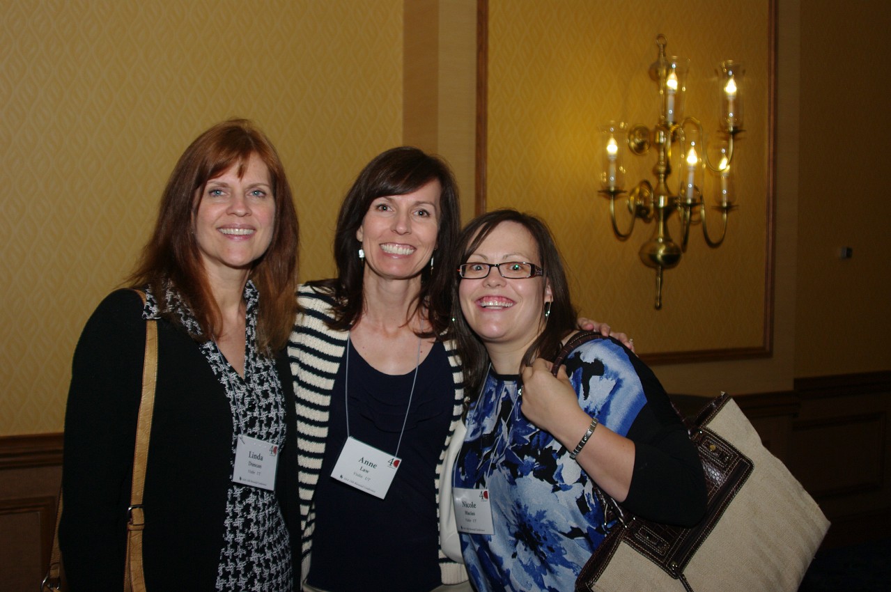 Linda Duncan, Anne Law, and Nicole Macias at the 2012 conference