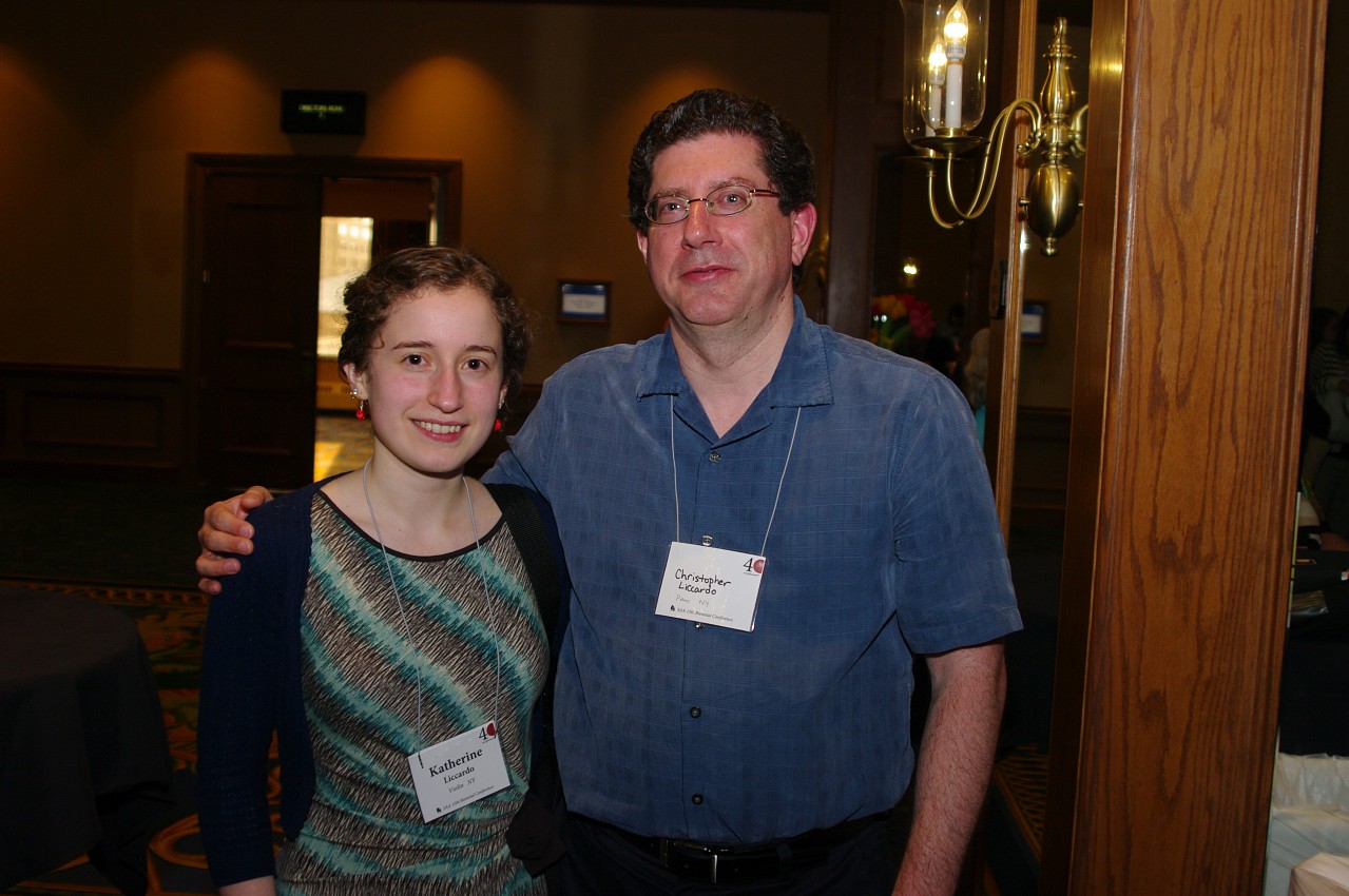 Katherine Liccardo and Christopher Liccardo at the 2012 Conference