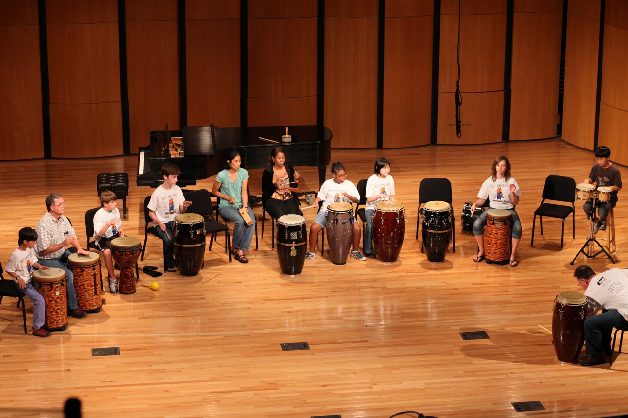 World drumming at Memphis Suzuki Institute