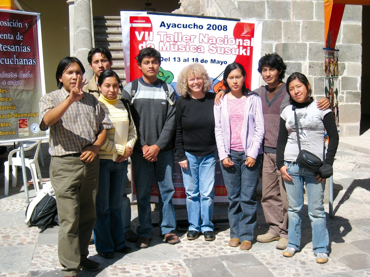 Organizing team for the 2008 Ayacucho National Workshop in Peru