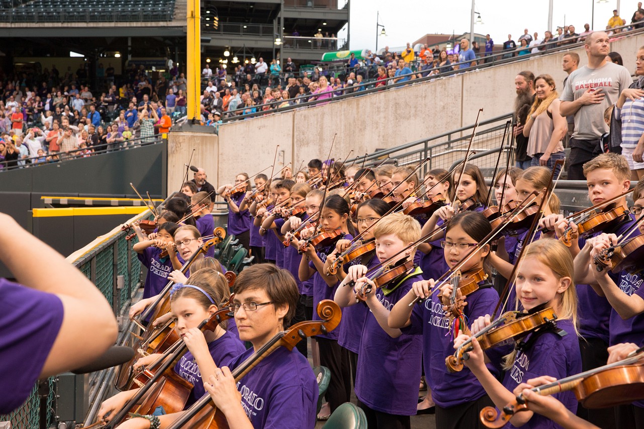 Boulder Suzuki Strings at Colorado Rockies