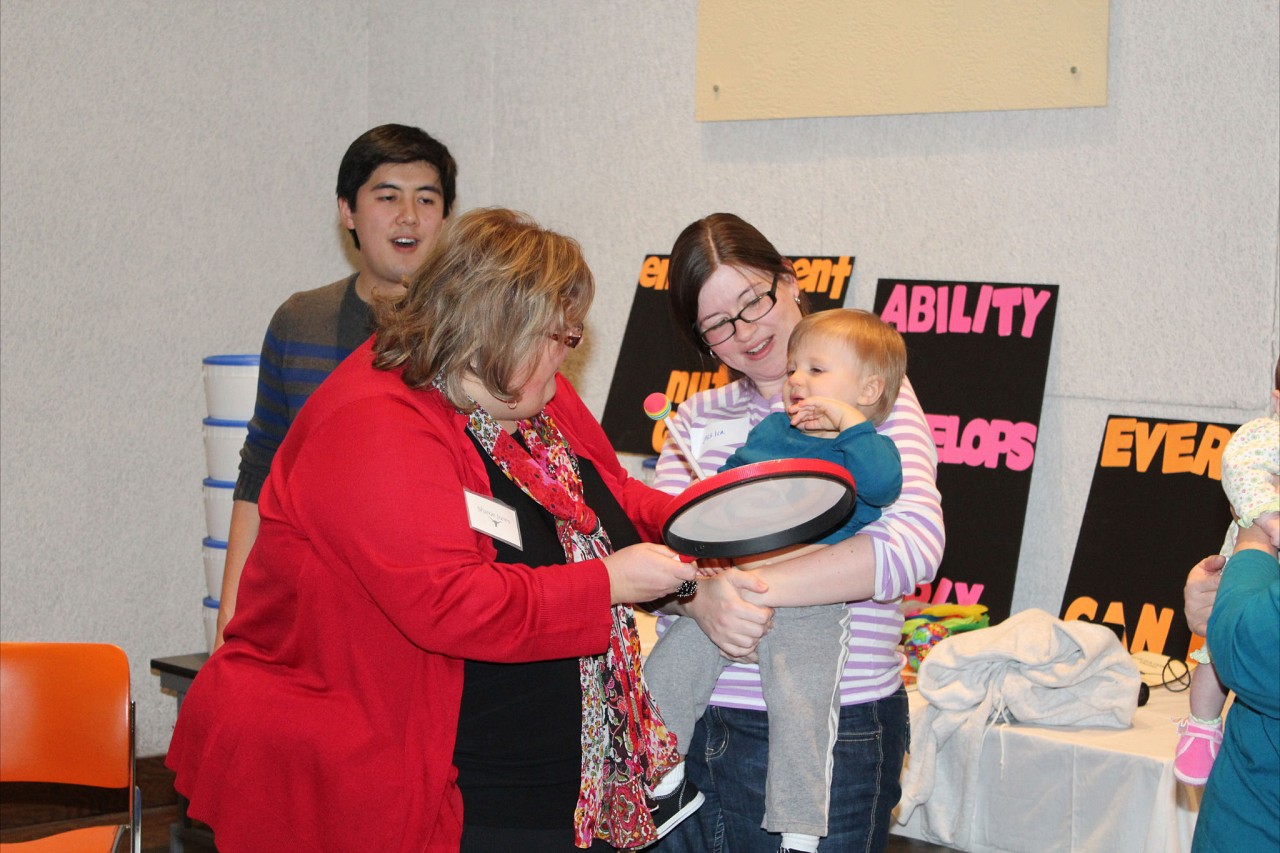 Suzuki Early Childhood Education Baby Class with Sharon Jones in Austin, TX, January 2012