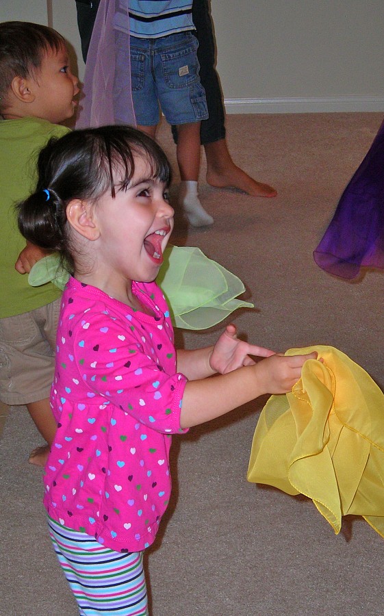 Fun with scarves in ECE BabyClass