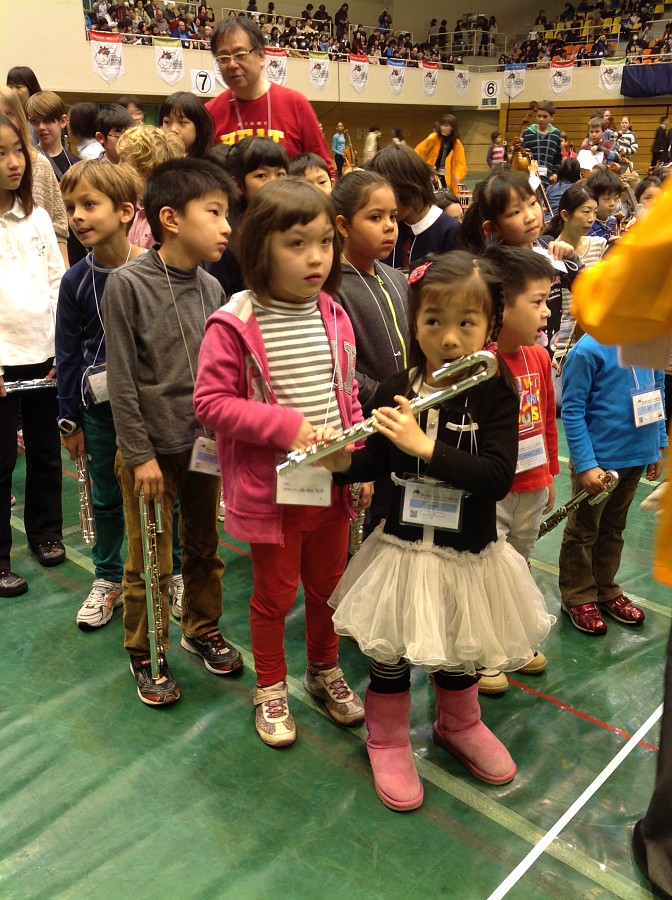 Flautists at Opening Cermonies