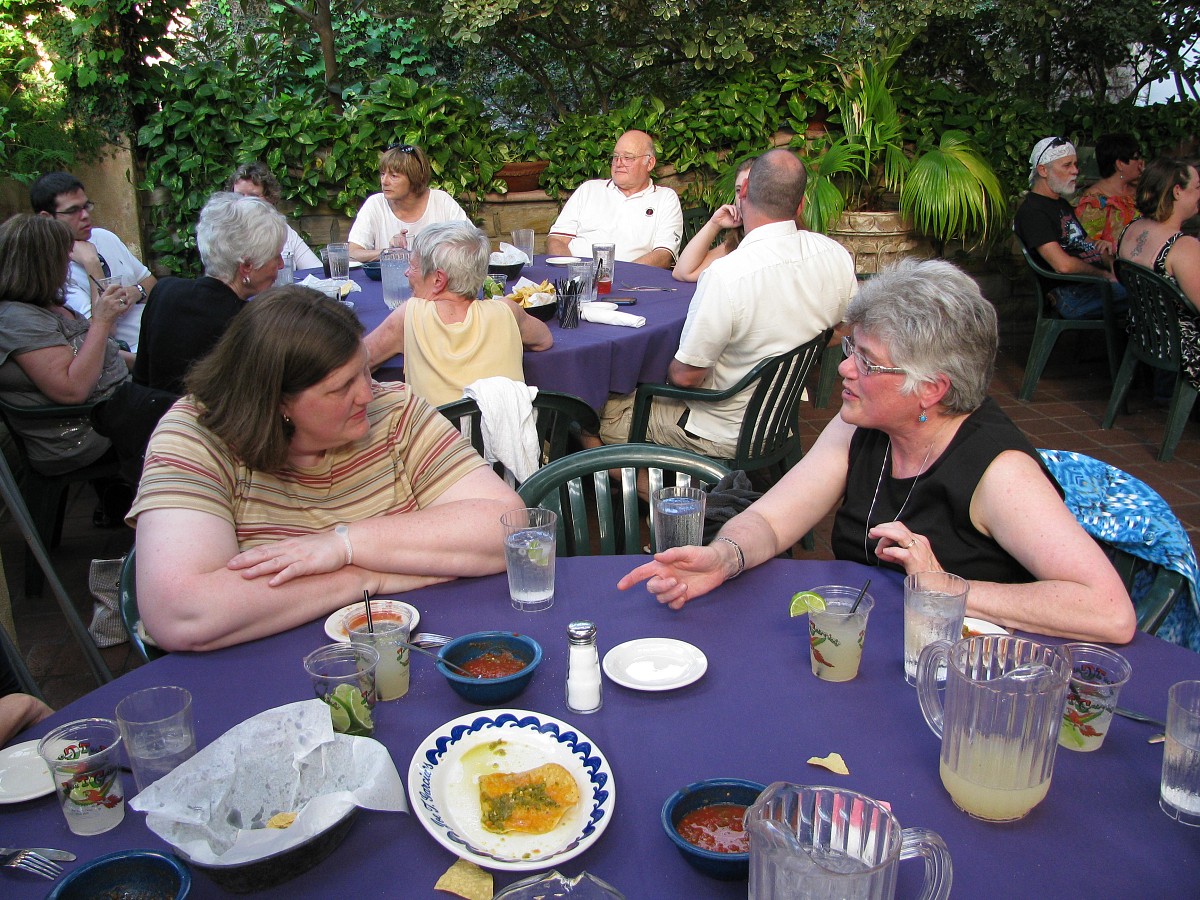 Joanne Melvin and a friend at the 2011 Leadership Retreat