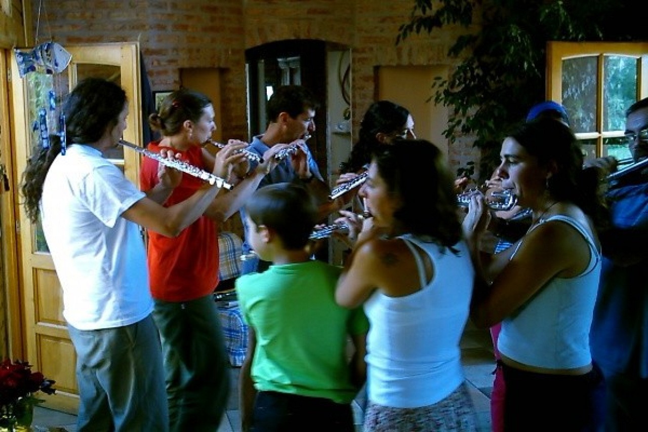 Fernando Formigo’s flute ensemble