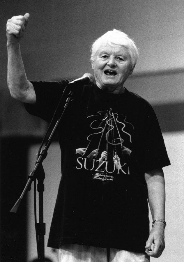 Margery Aber at Stevens Point, WI, August 1996