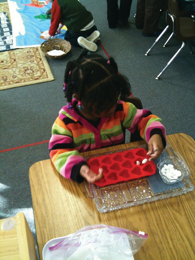 Montessori student