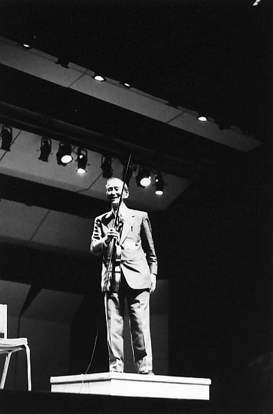 Dr. Shinichi Suzuki in Amherst in 1981