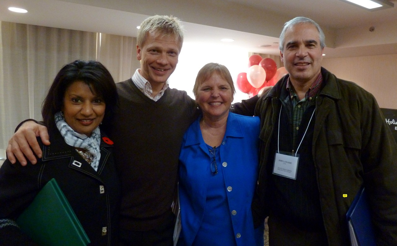 SAO Conference teacm leaders Lelitha and Jeremy Viinalass and Nena and John LaMarre