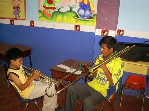 Victor and Leni, trumpet and trombone