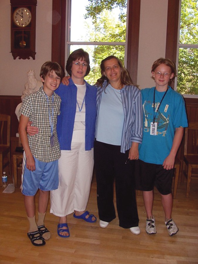 Students with Mary Hofer and Dr. Kukkamäki, 2006 Teacher-Training.