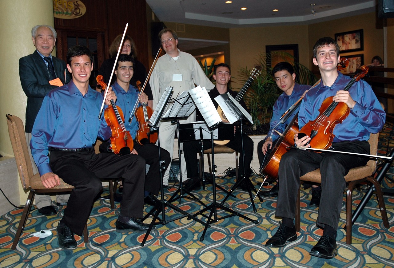 Bohemian Quartet with guest guitarist Chas Pfeifer and Koji Toyoda, Teri Einfeldt and David Madsen