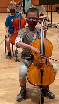 Blue Lake—Playing Cellos Moment 2021