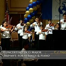 Concertino in G Major 3rd mvt