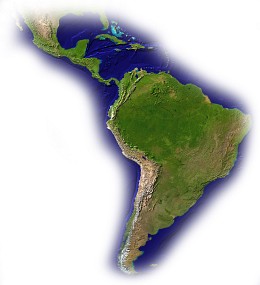 Central and South America Map