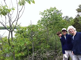 Flute teachers in the woods