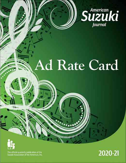 American Suzuki Journal Advertising Rate Card