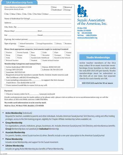 Membership Form