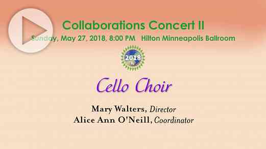 Cello Choir —SAA Conference 2018