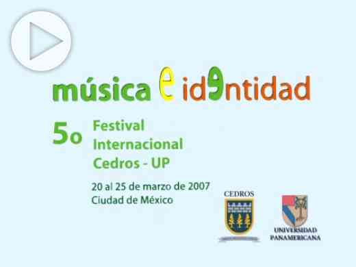 5o Festival Internacional Cedros—UP