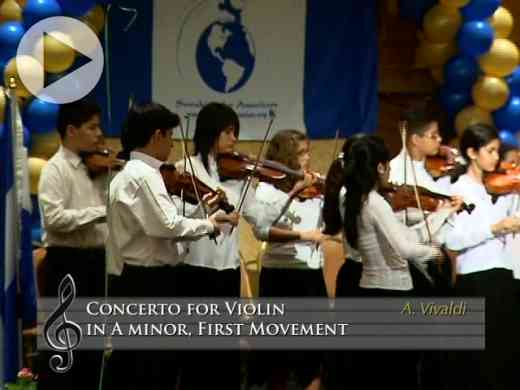 Concerto for Violin in a minor, 1st mvt