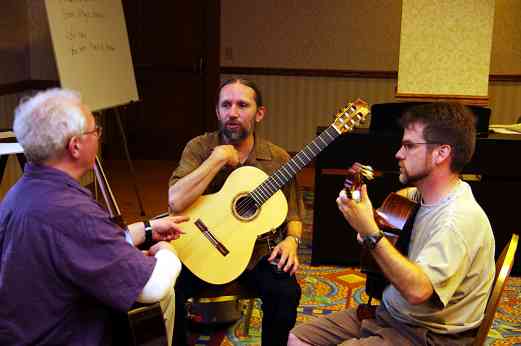 Guitar session at the 2010 Conference