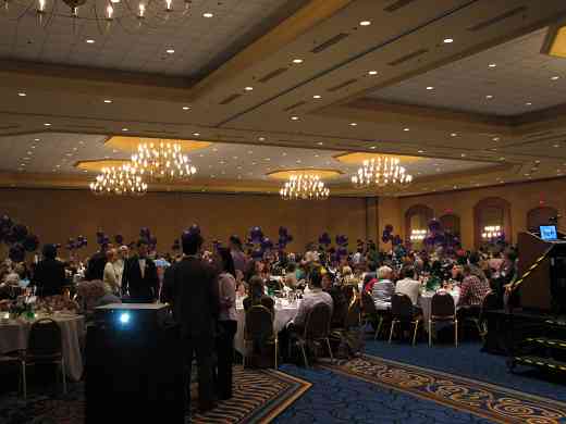 Awards banquet at the 2010 Conference