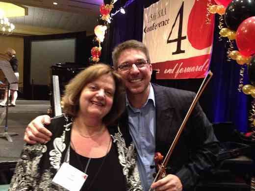 Teri Einfeldt and friend at the 2012 conference