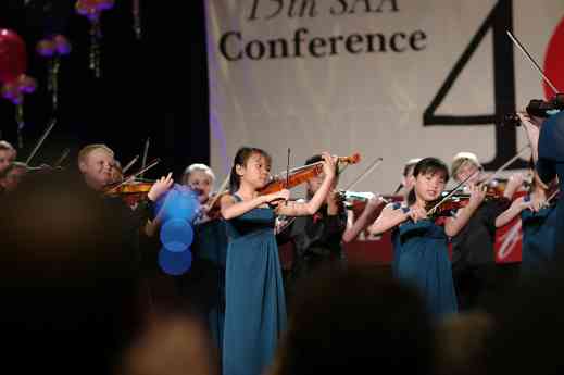 Harpeth Suzuki Strings performs in the International Ensembles Concert