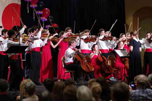 Buffalo Suzuki Strings Friendship Touring Ensemble performs in the International Ensembles Concert