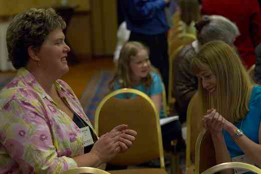 Dale Martha Hansen and JB Taylor at the 2006 SAA Conference