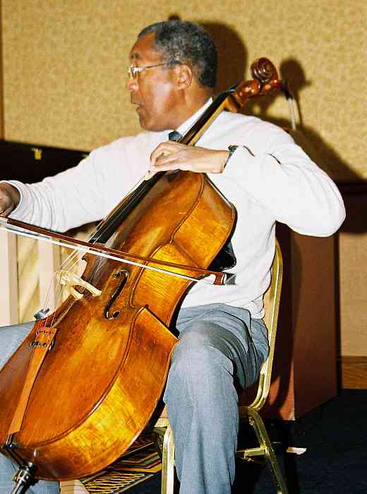 Anthony Elliott, cello clinician.