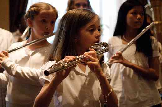 Flute choir performance at the 2008 SAA Conference