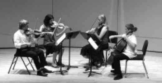 String quartet at Institut Suzuki Montréal