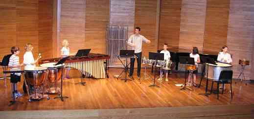 Orff class at Brandon Suzuki Institute