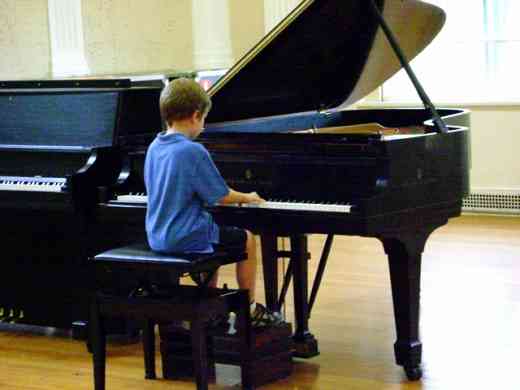 Piano student at Suzuki by the Green