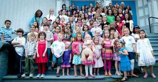 Students at Atlantic Canada Suzuki Institute