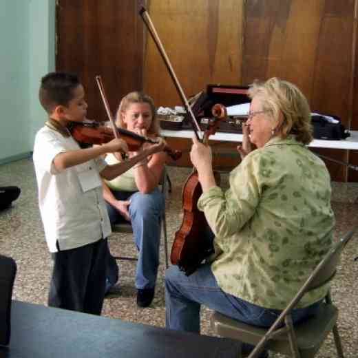 Carmen Wise with Brian in masterclass