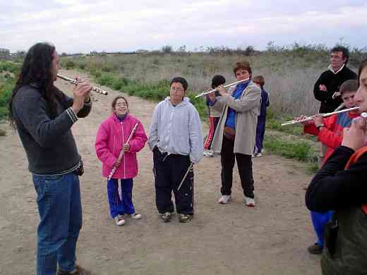 Practicing in the pampa when the bus broke down